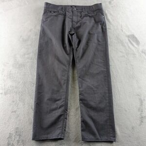 Boss Hugo Boss Pants Mens 36x30* Gray Maine Regular Fit Cotton Blend Casual